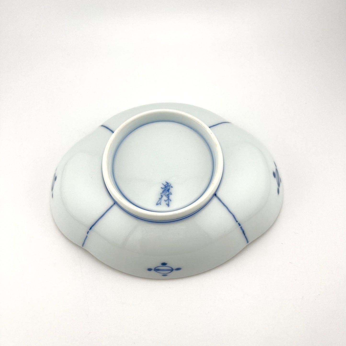 有田焼 貴祥窯 染付山水紋木甲向付