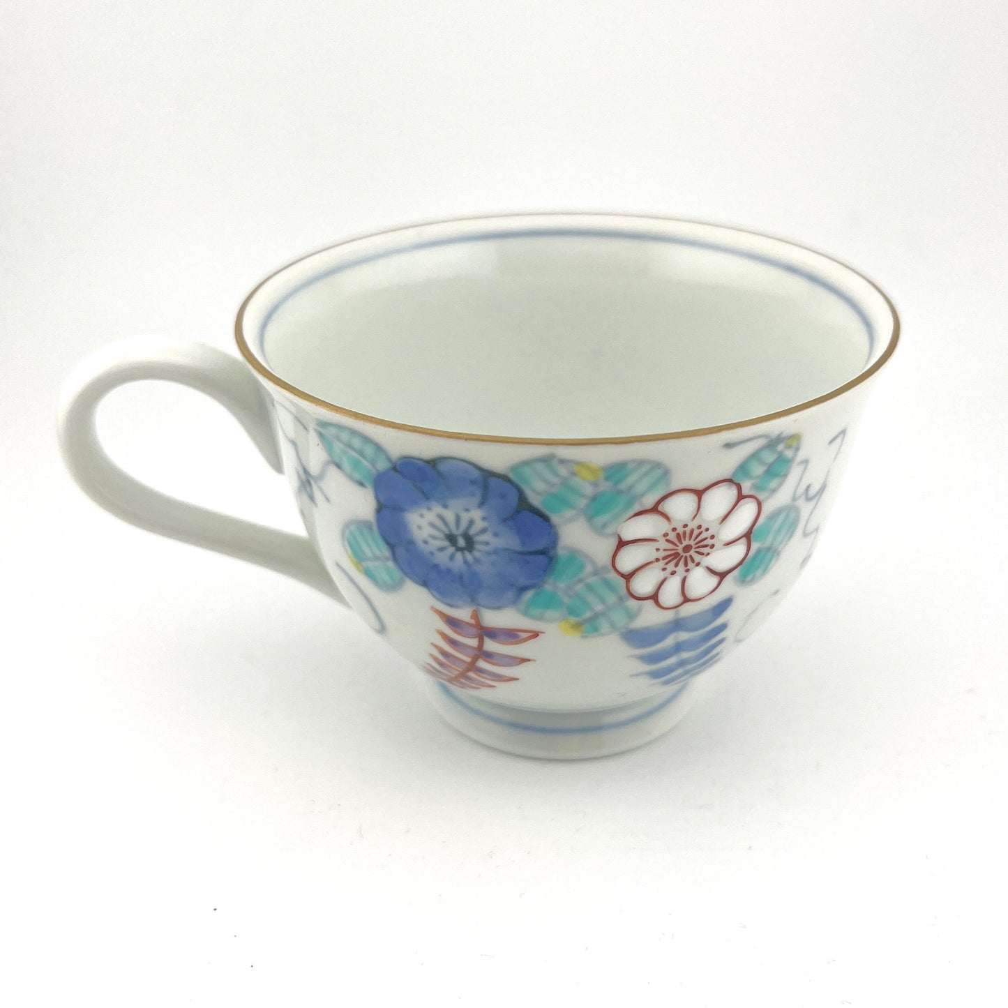 伊万里焼 文三窯 辻が花碗皿