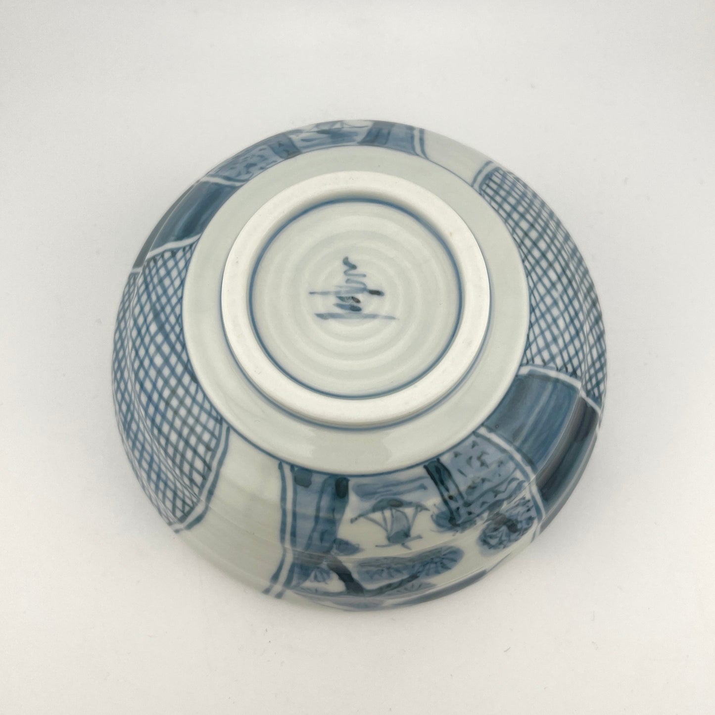 伊万里焼 文三窯 割山水多用鉢