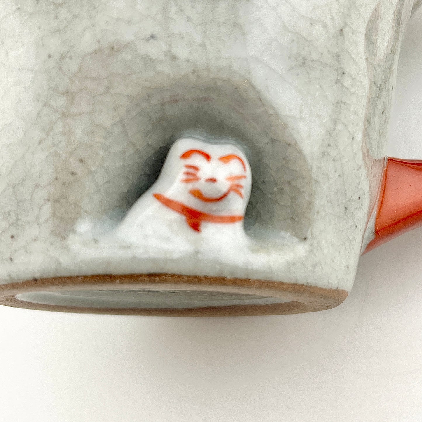 波佐見焼 國右エ門窯 猫高台 ミニマグカップ