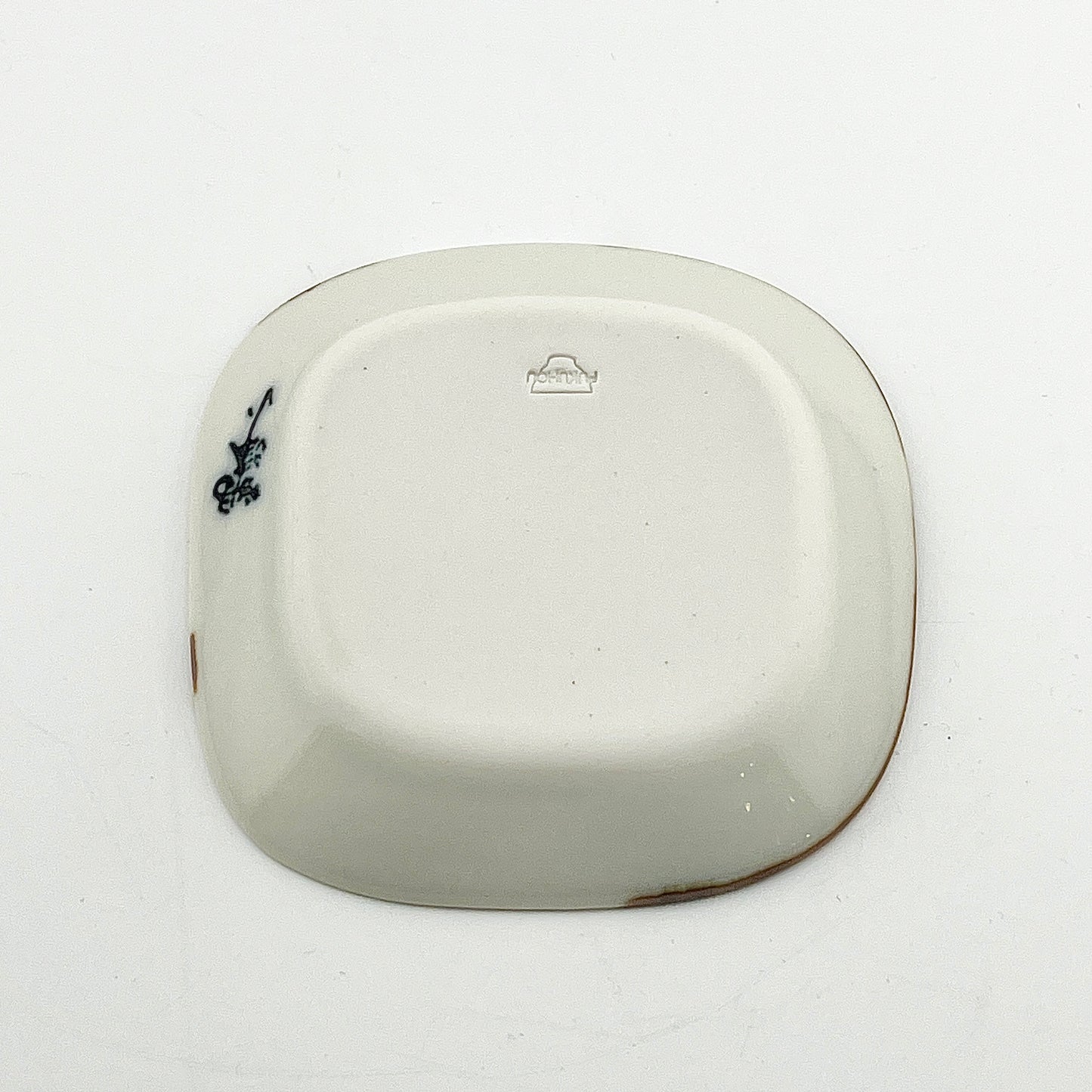 波佐見焼 福峰窯 ハーフライン 角小皿