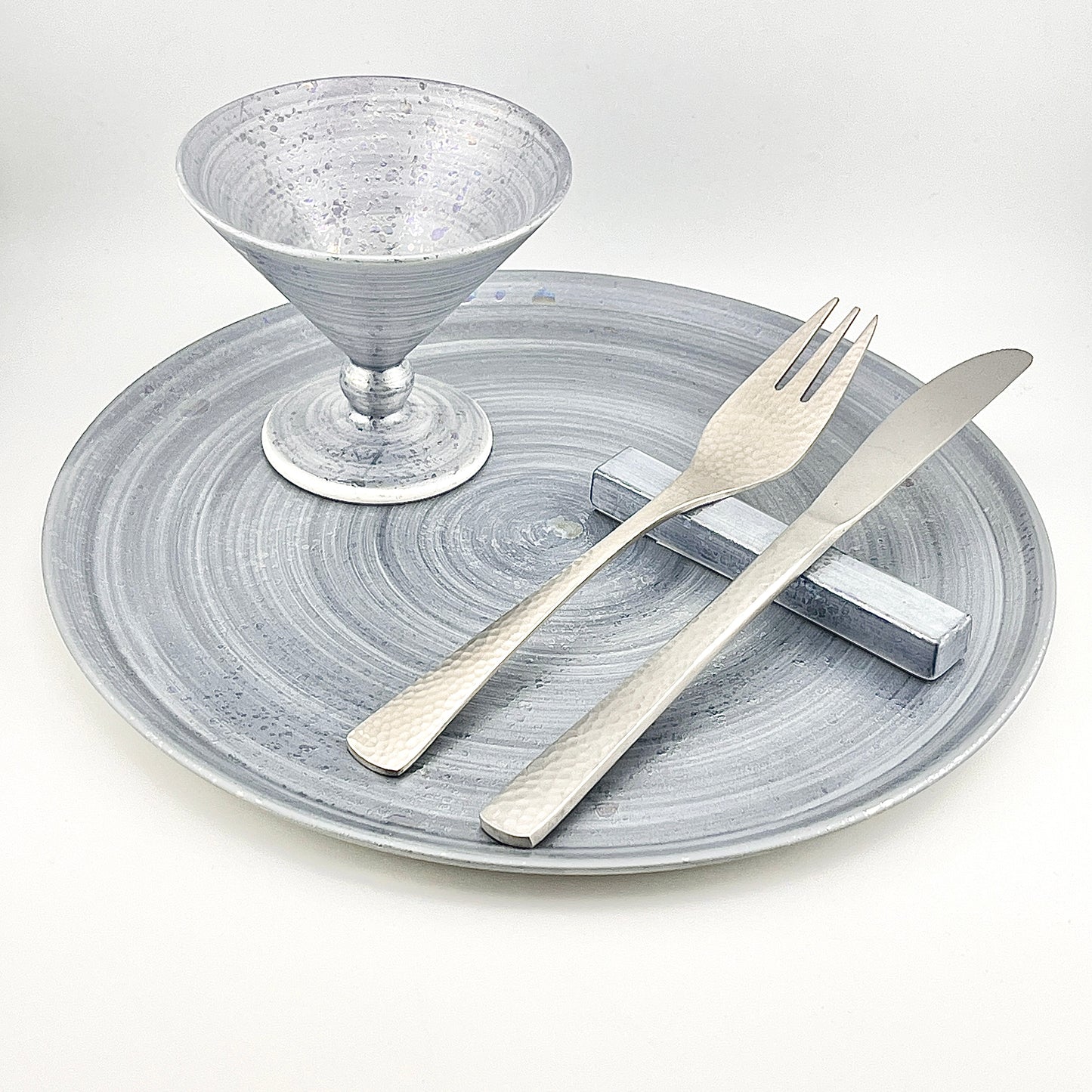 波佐見焼 IREKO デザートカップ ラスターグレー