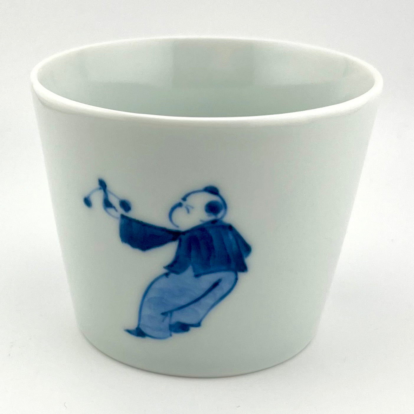 有田焼 貴祥窯 染付唐子文そば猪口