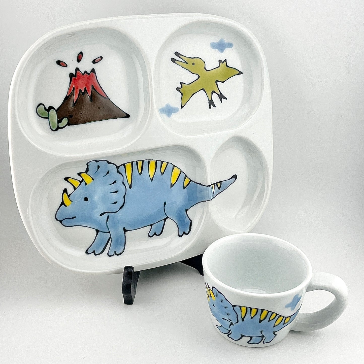 波佐見焼 大新窯 トリケラ プレート皿