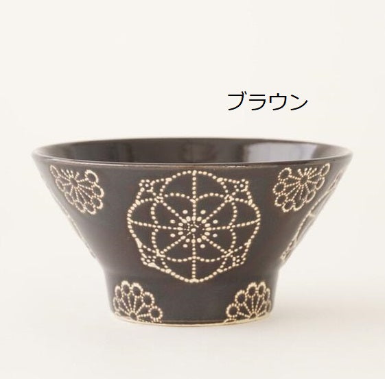 波佐見焼 藍染窯 ステッチ くらわんか碗