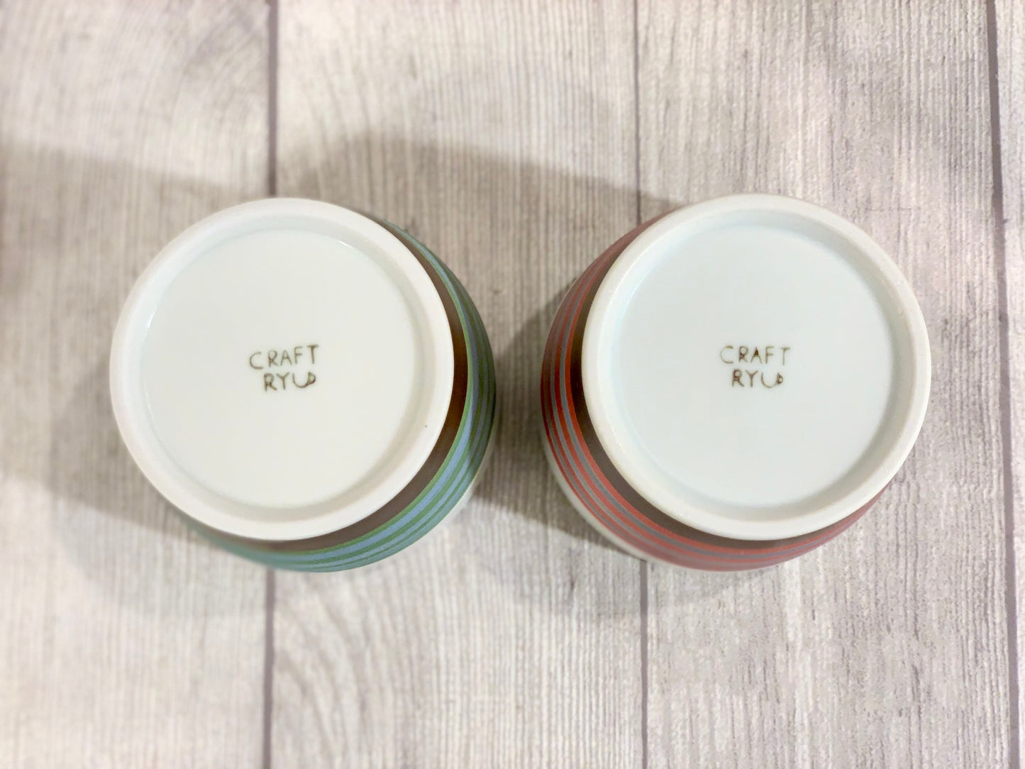 波佐見焼 一龍陶苑 マットボーダー そばちょこ