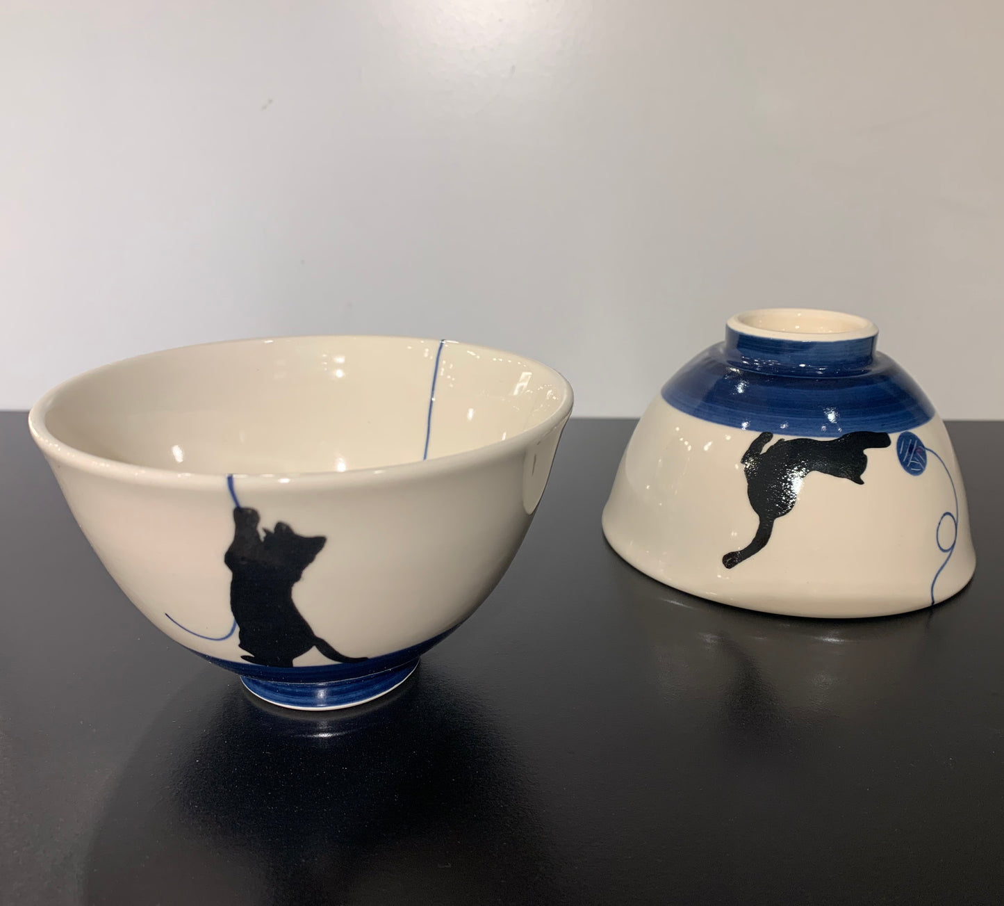 波佐見焼 菊祥陶器 毛糸ネコ お茶碗