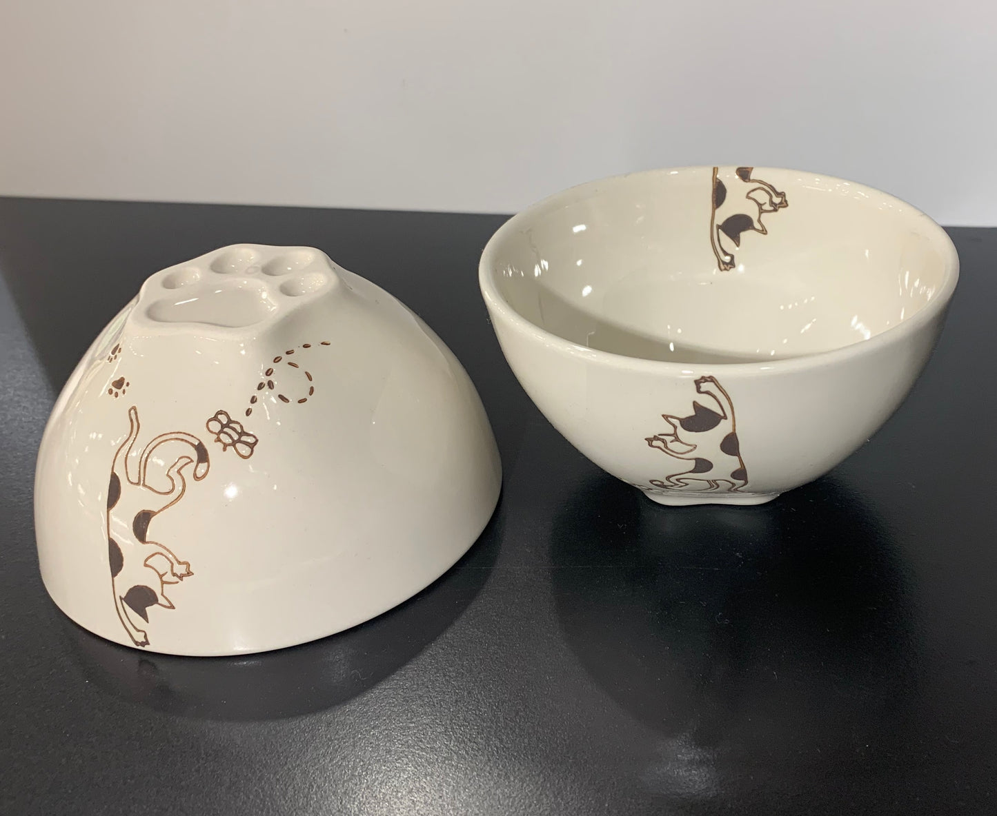 波佐見焼 菊祥陶器 ぶらさがり猫 肉球ボウル 茶碗