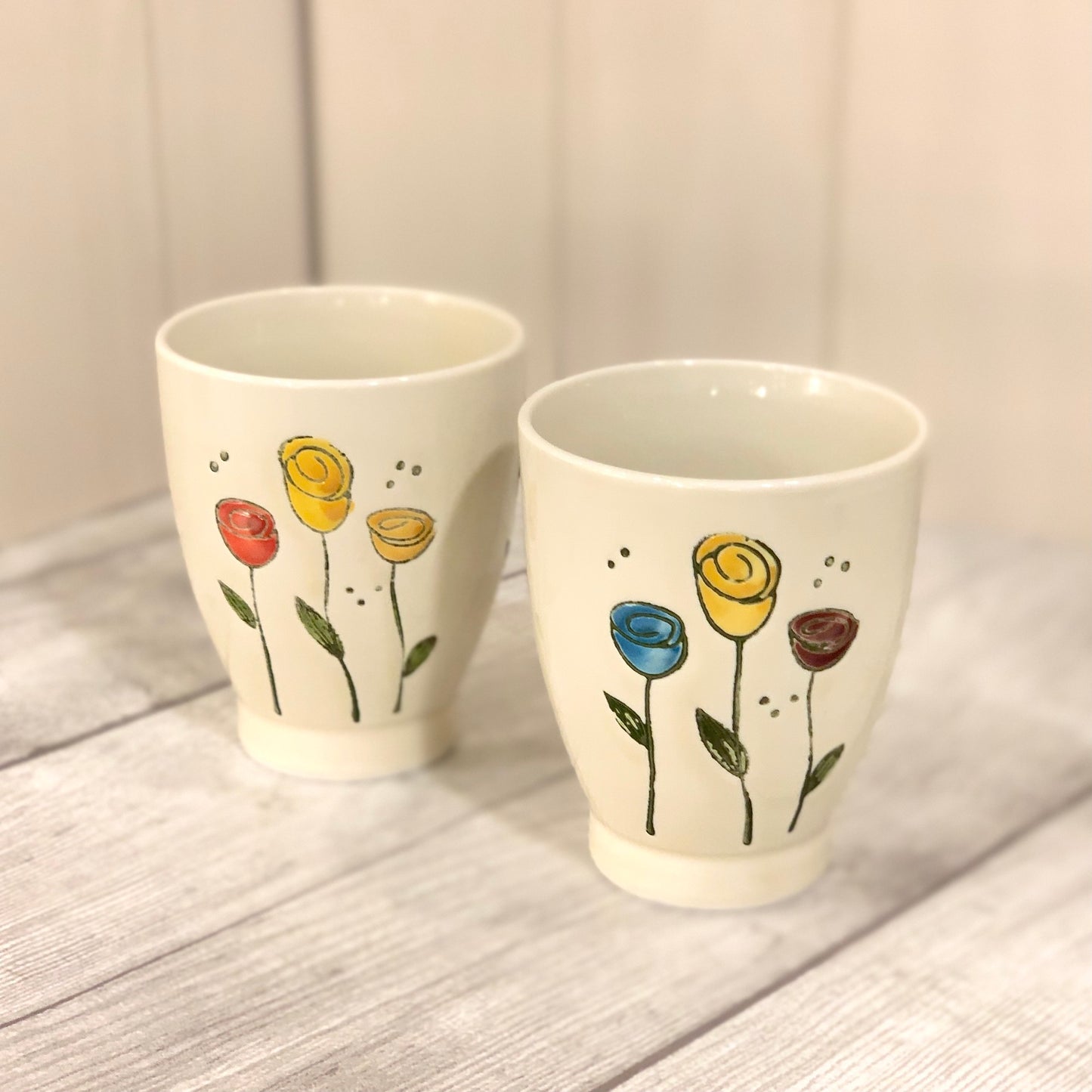 波佐見焼 勲山 かれん 湯呑み