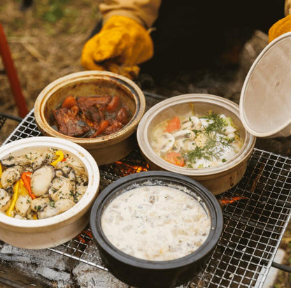 波佐見焼藍染窯himeDONABESKILLETsolo土鍋スキレットソロ