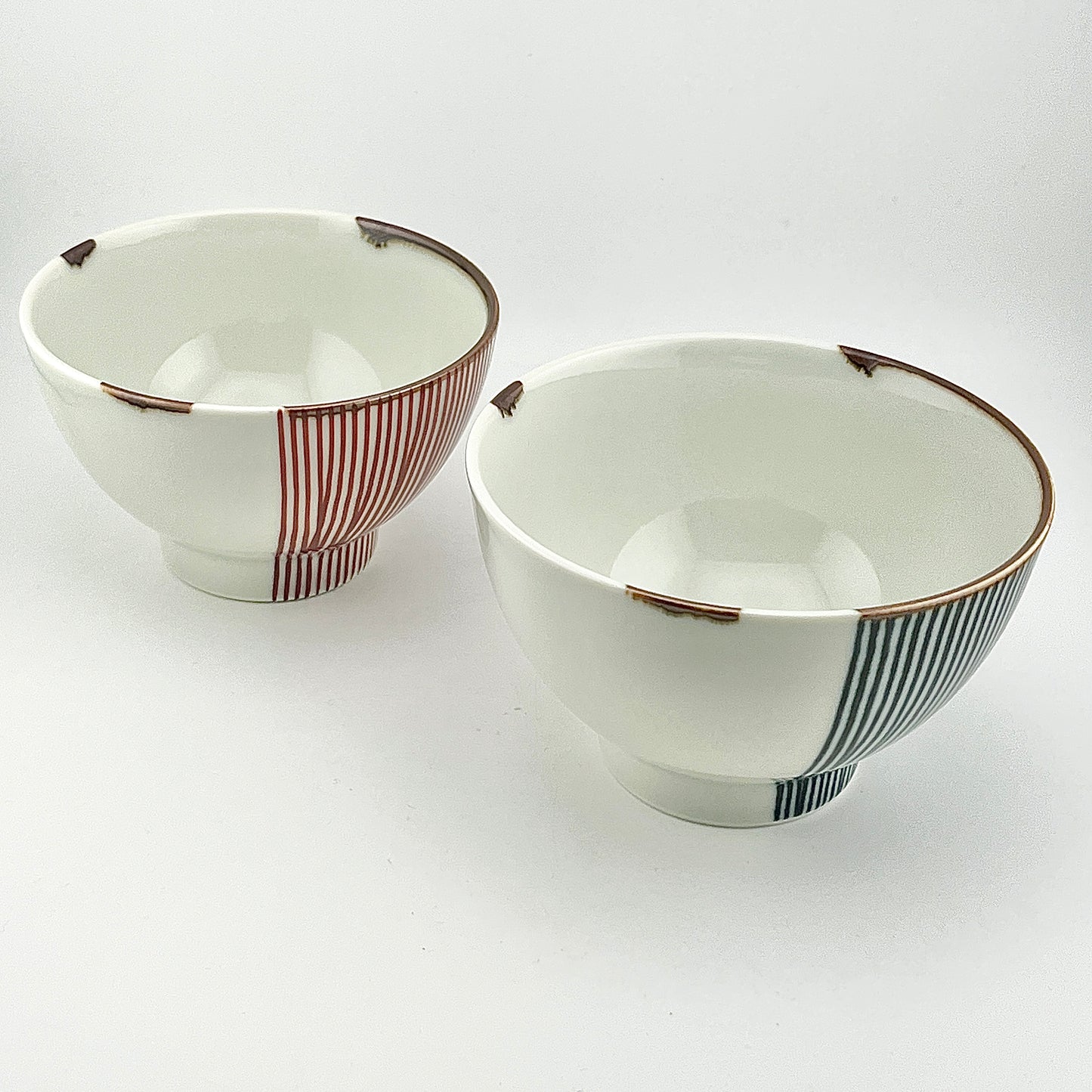 波佐見焼　福峰窯　ハーフライン　茶付