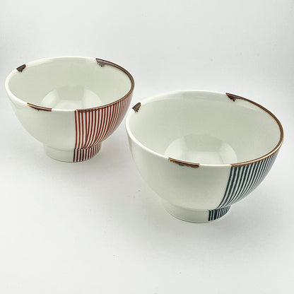 波佐見焼　福峰窯　ハーフライン　茶付