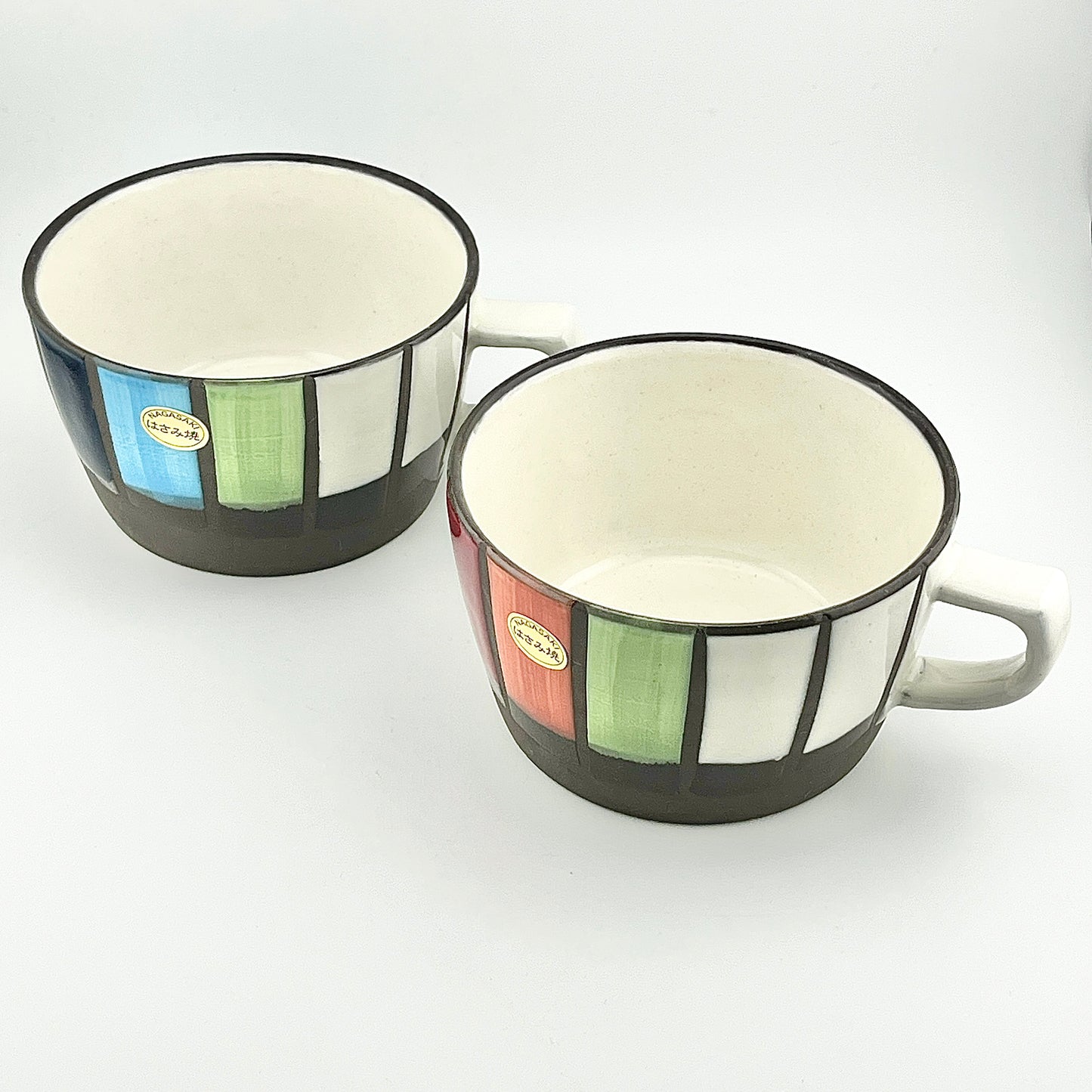 波佐見焼　瑞幸窯　撥水十草　スープカップ