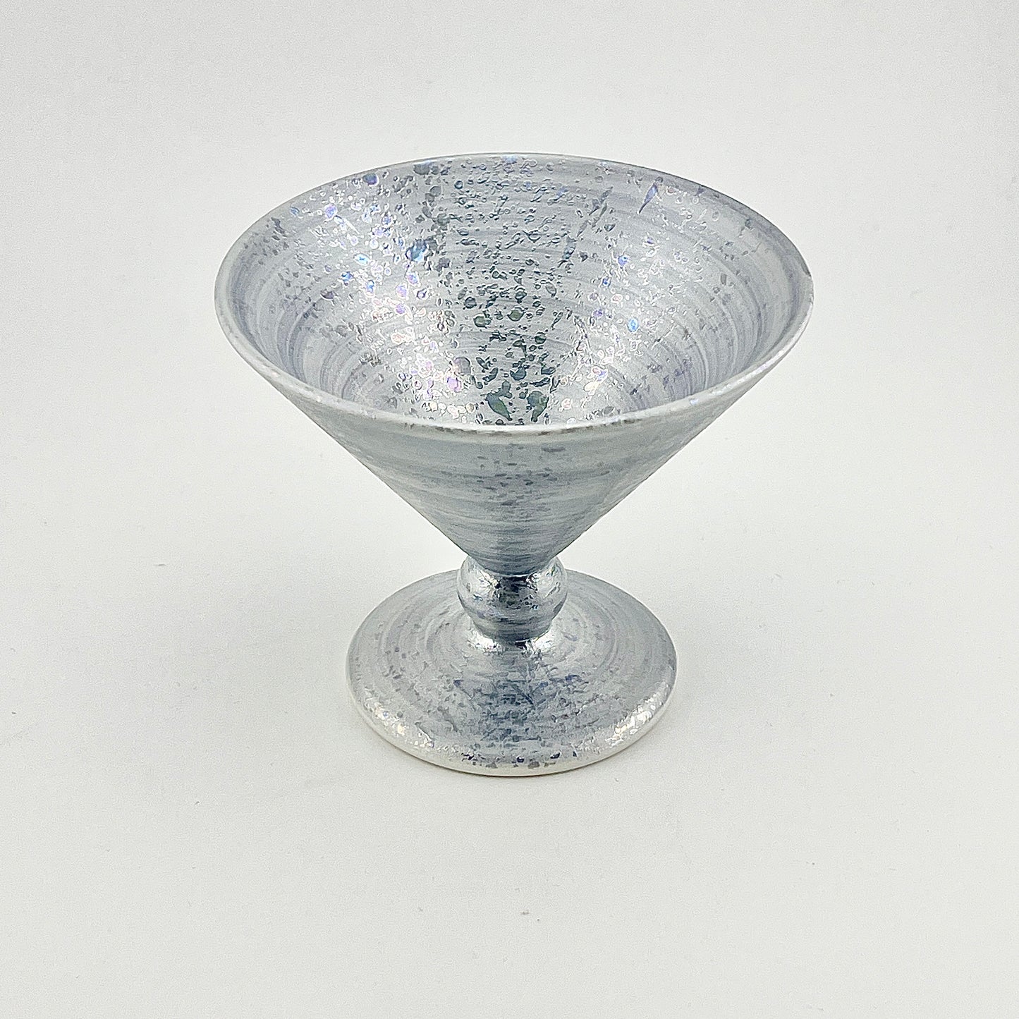 波佐見焼　IREKO　デザートカップ　ラスターグレー