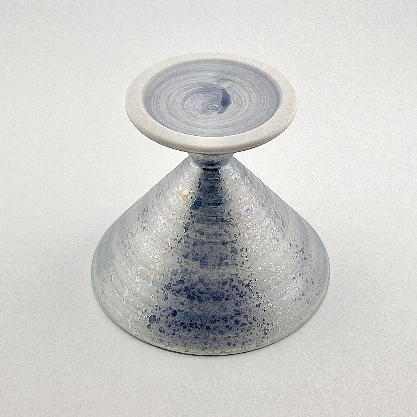 波佐見焼　IREKO　デザートカップ　ラスターグレー