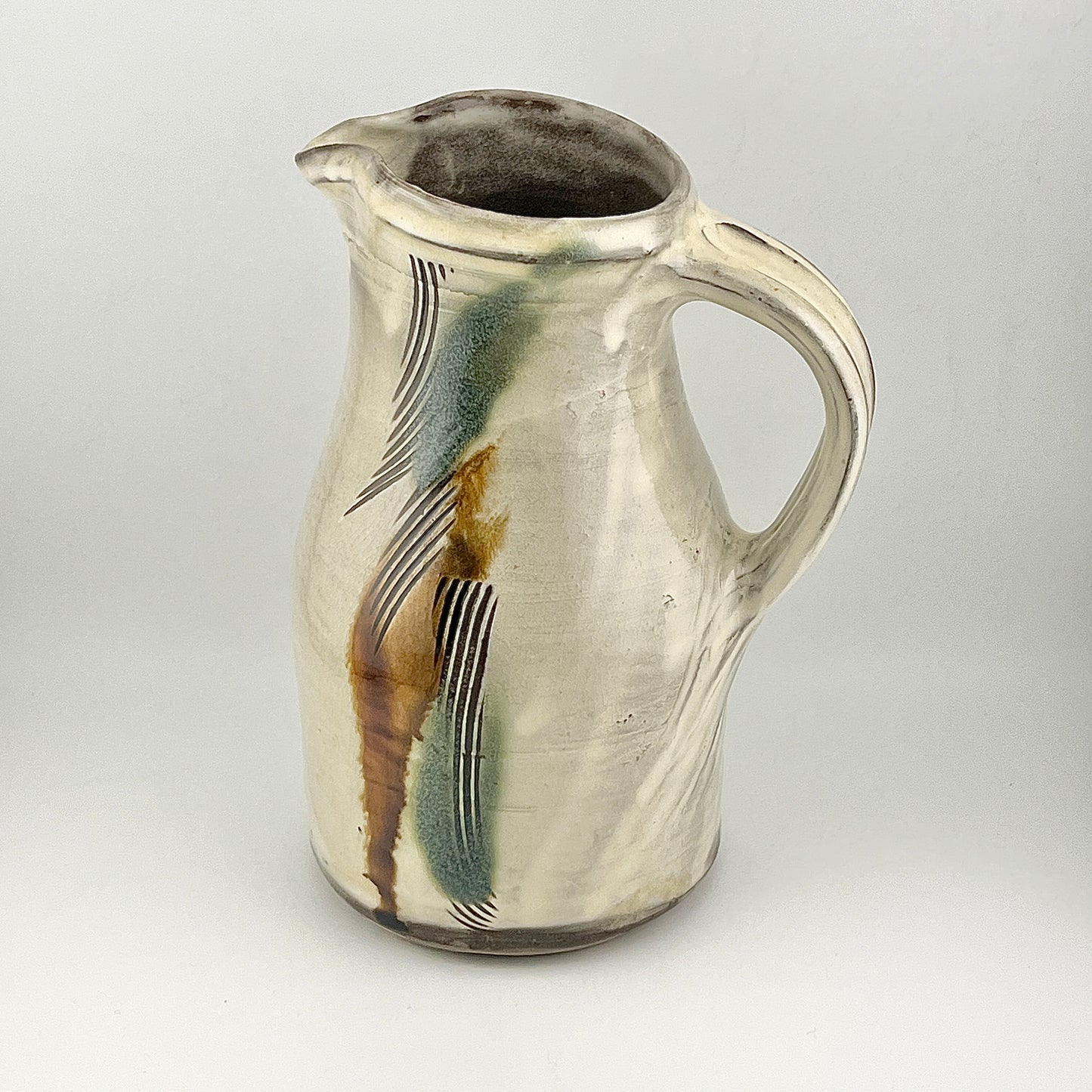 小鹿田焼　ピッチャー　リーチ型ピッチャー