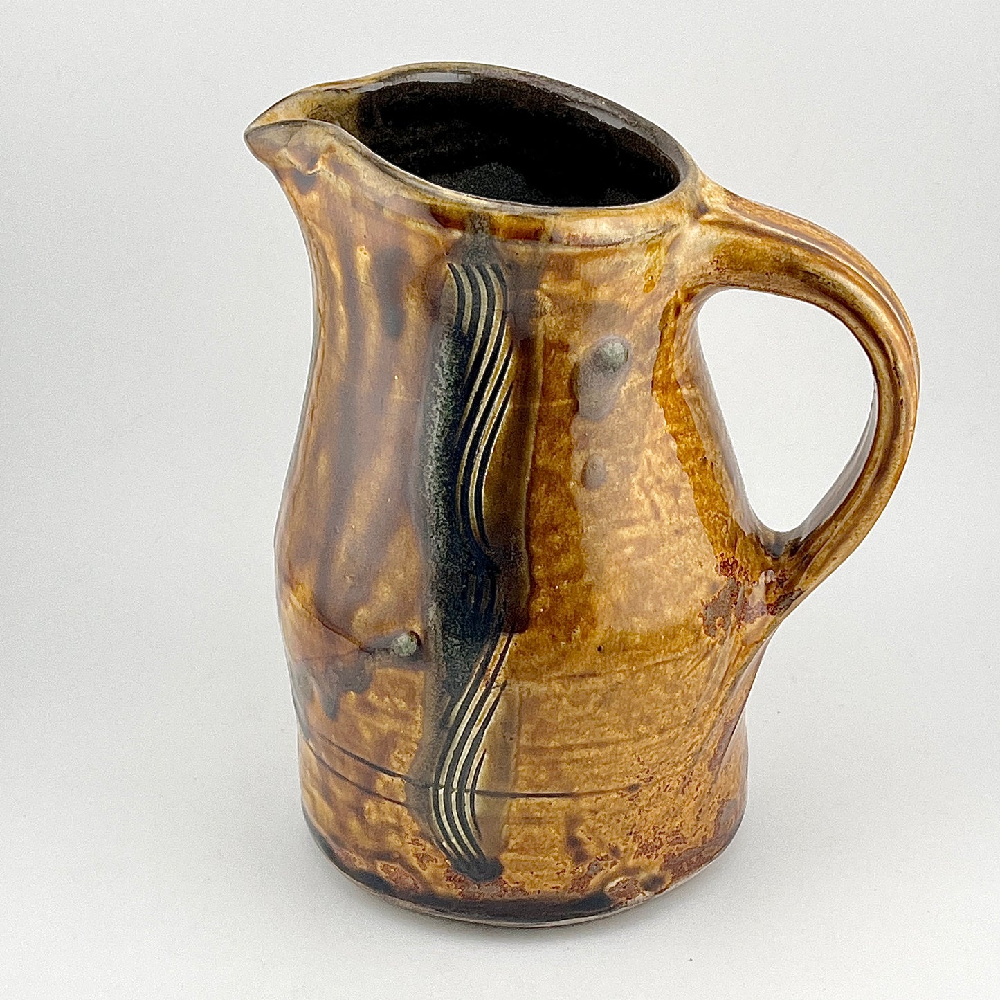 小鹿田焼　ピッチャー　リーチ型ピッチャー