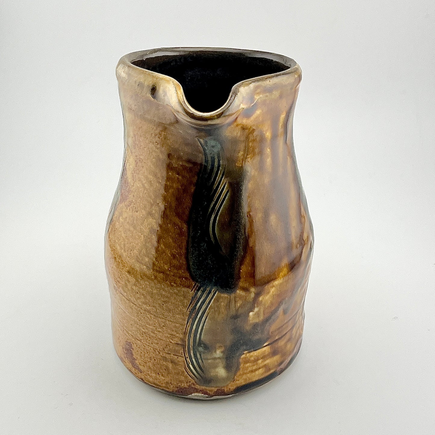 小鹿田焼　ピッチャー　リーチ型ピッチャー