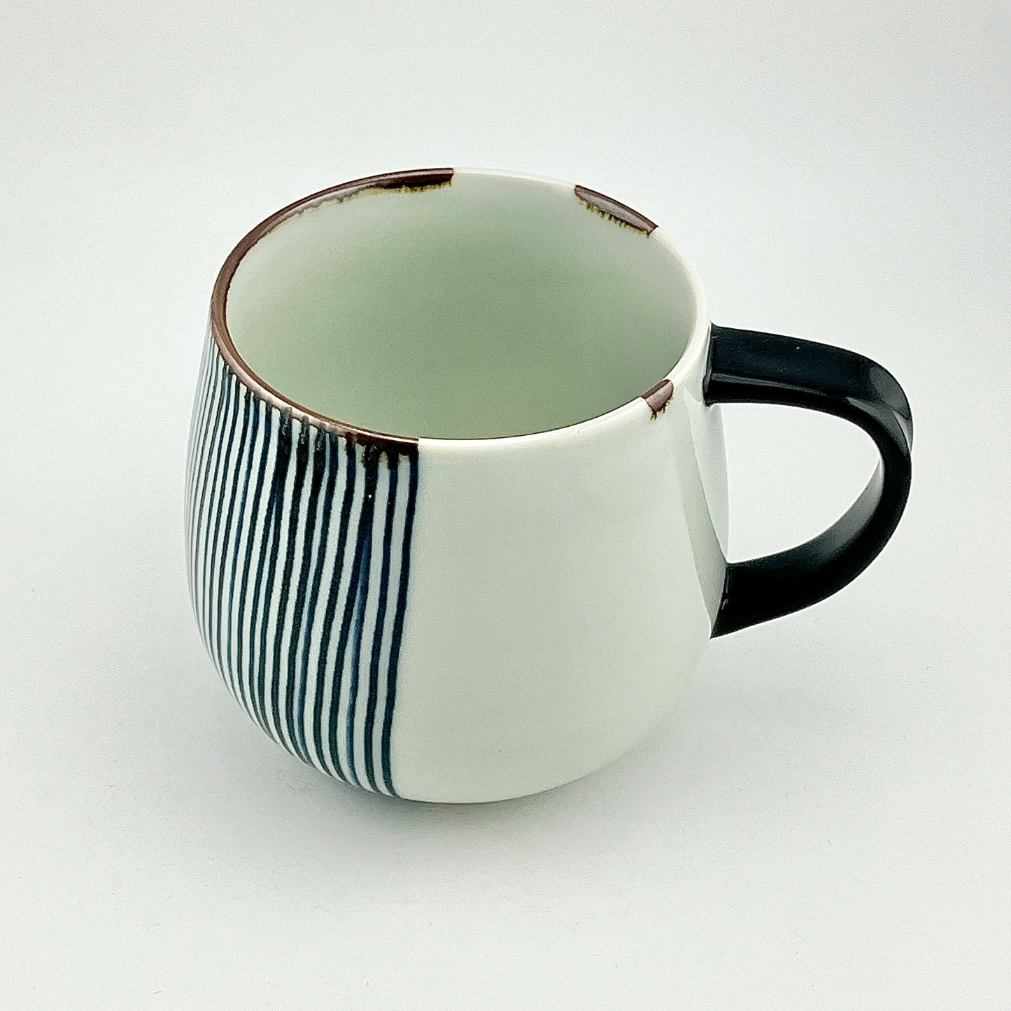 波佐見焼　福峰窯　ハーフライン　マグカップ