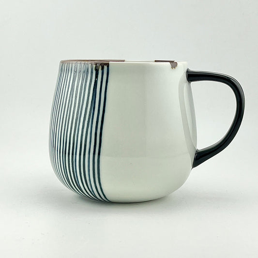 波佐見焼　福峰窯　ハーフライン　マグカップ