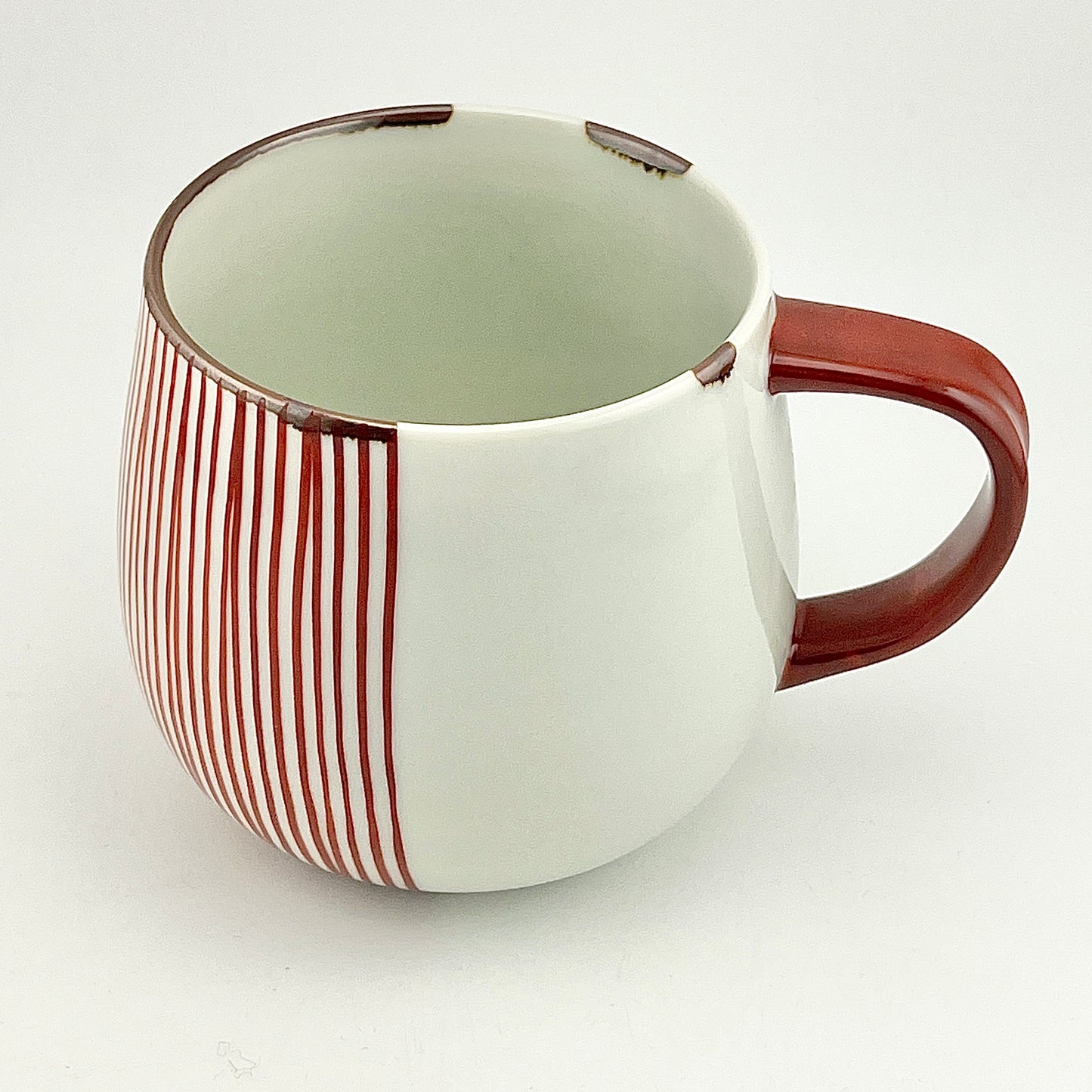 波佐見焼　福峰窯　ハーフライン　マグカップ