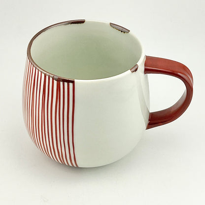 波佐見焼　福峰窯　ハーフライン　マグカップ