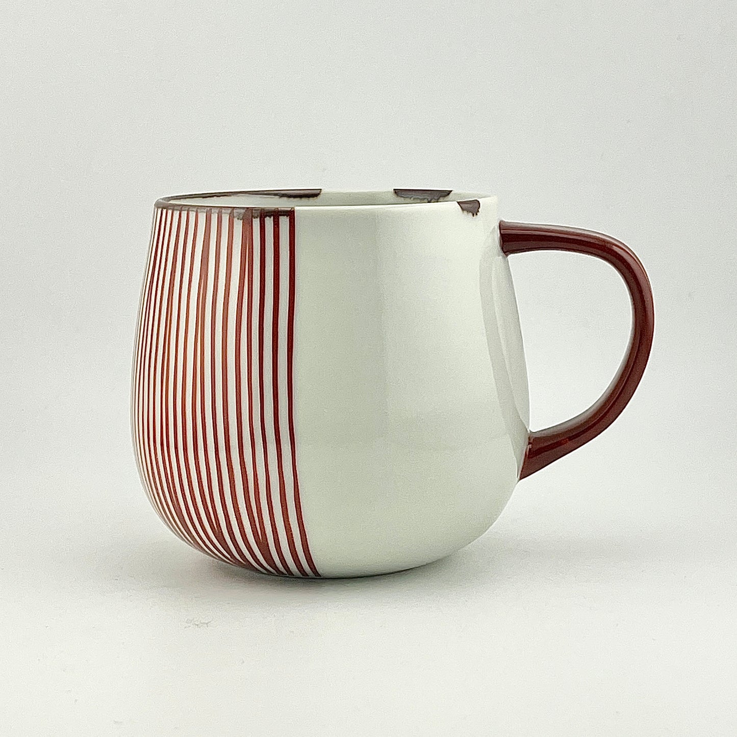 波佐見焼　福峰窯　ハーフライン　マグカップ