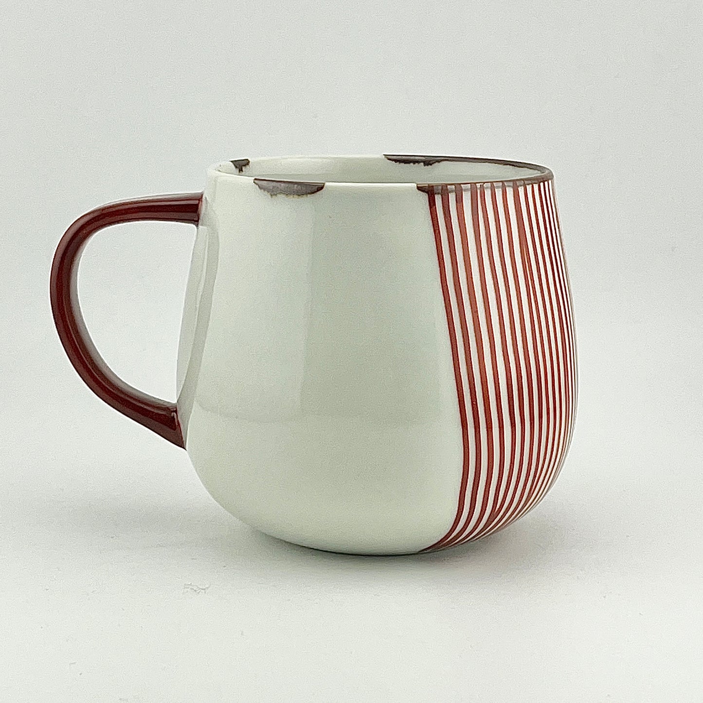 波佐見焼　福峰窯　ハーフライン　マグカップ