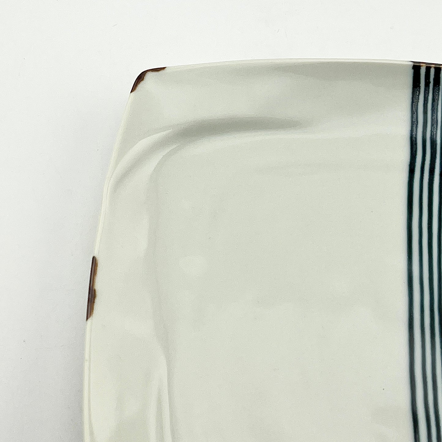 波佐見焼　福峰窯　ハーフライン　銘々皿