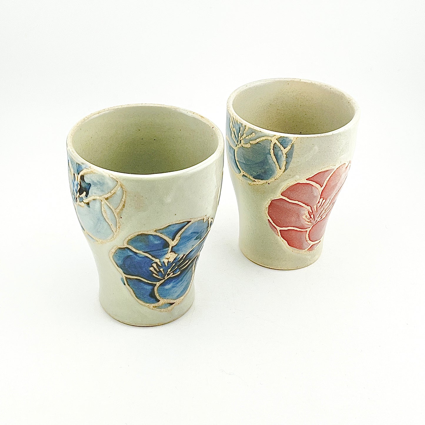 波佐見焼　勲山窯　たま花　コップ