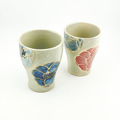 波佐見焼　勲山窯　たま花　コップ