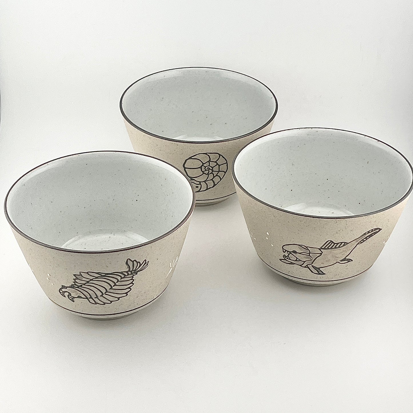 波佐見焼　一誠陶器　古代魚　小どんぶり