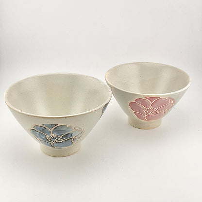 波佐見焼　勲山窯　たま花　茶付