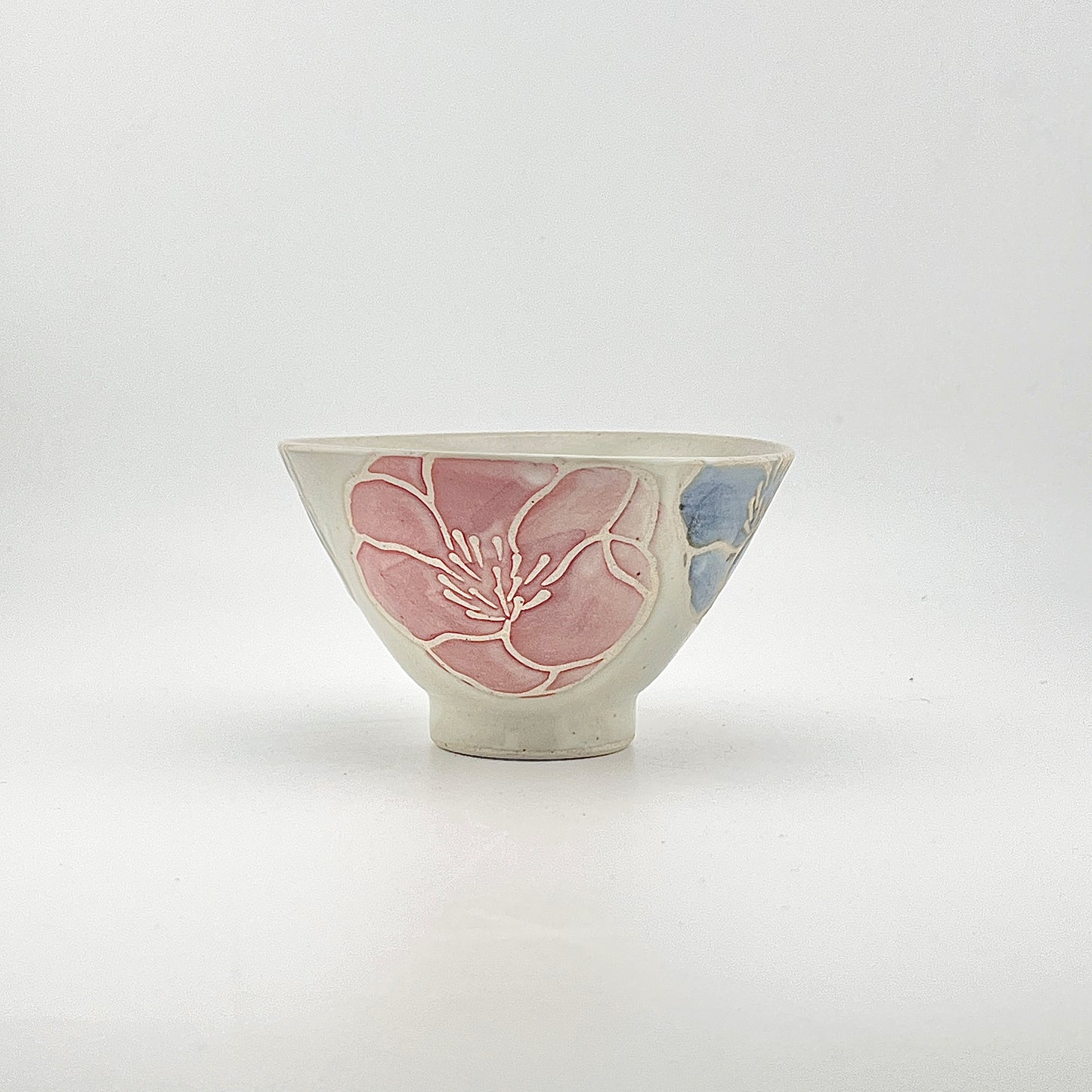 波佐見焼　勲山窯　たま花　ミニ茶付