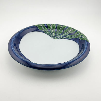 有田焼　源右衛門窯　染錦蕪絵銘々皿