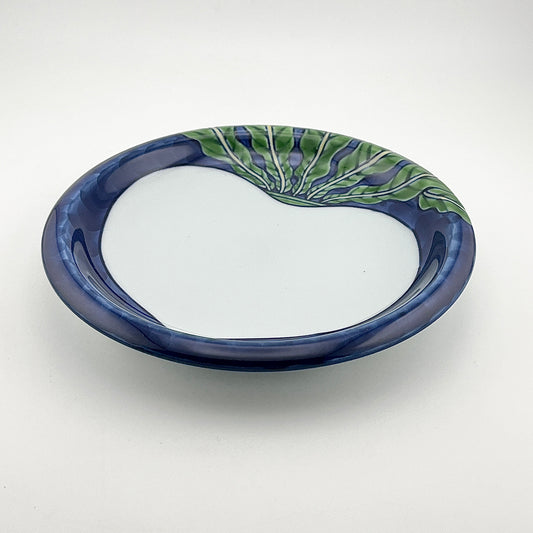 有田焼　源右衛門窯　染錦蕪絵銘々皿