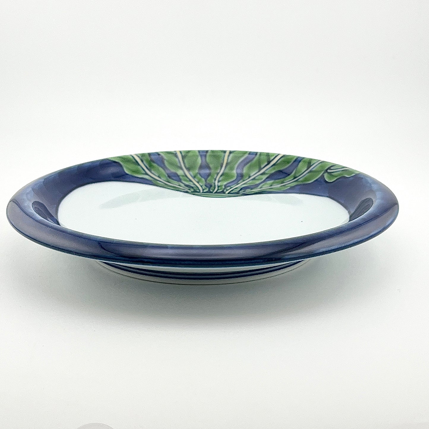 有田焼　源右衛門窯　染錦蕪絵銘々皿