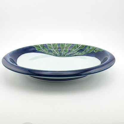 有田焼　源右衛門窯　染錦蕪絵銘々皿