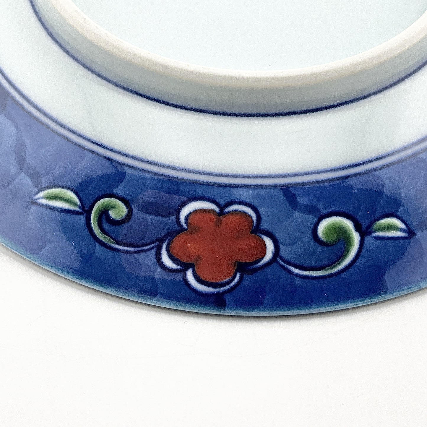 有田焼　源右衛門窯　染錦唐花濃銘々皿