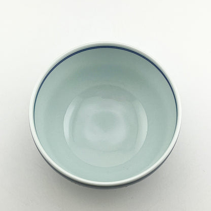 有田焼　源右衛門窯　染錦水鳥図飯碗