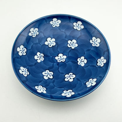 有田焼　源右衛門窯　古染風梅紋朝杯