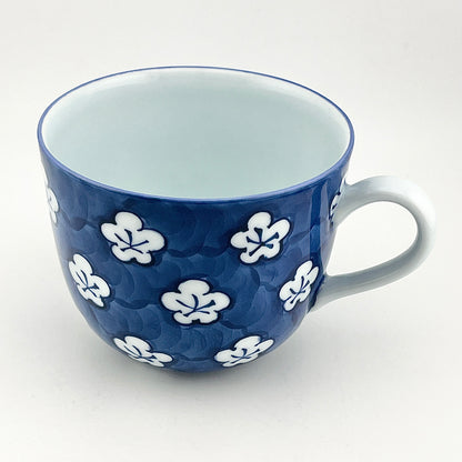 有田焼　源右衛門窯　古染風梅紋朝杯