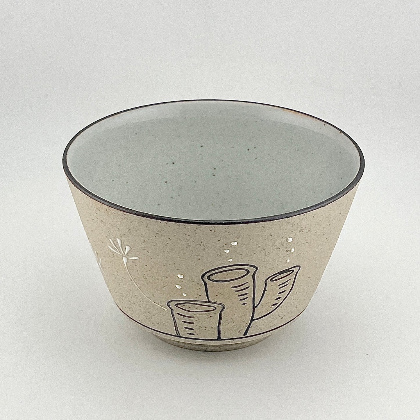 波佐見焼　一誠陶器　古代魚　小どんぶり