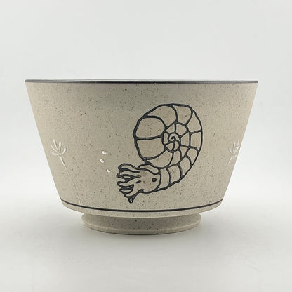 波佐見焼　一誠窯　古代魚　小丼