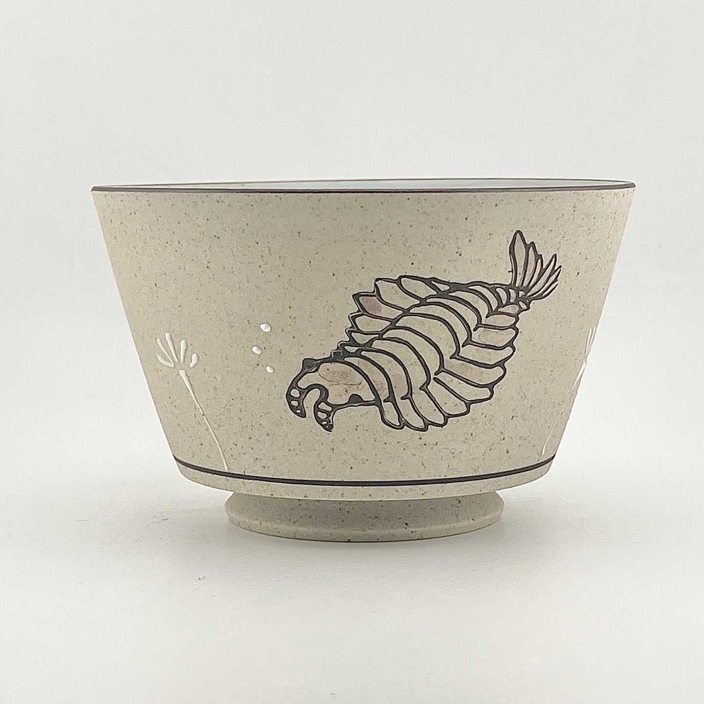 波佐見焼　一誠窯　古代魚　小丼
