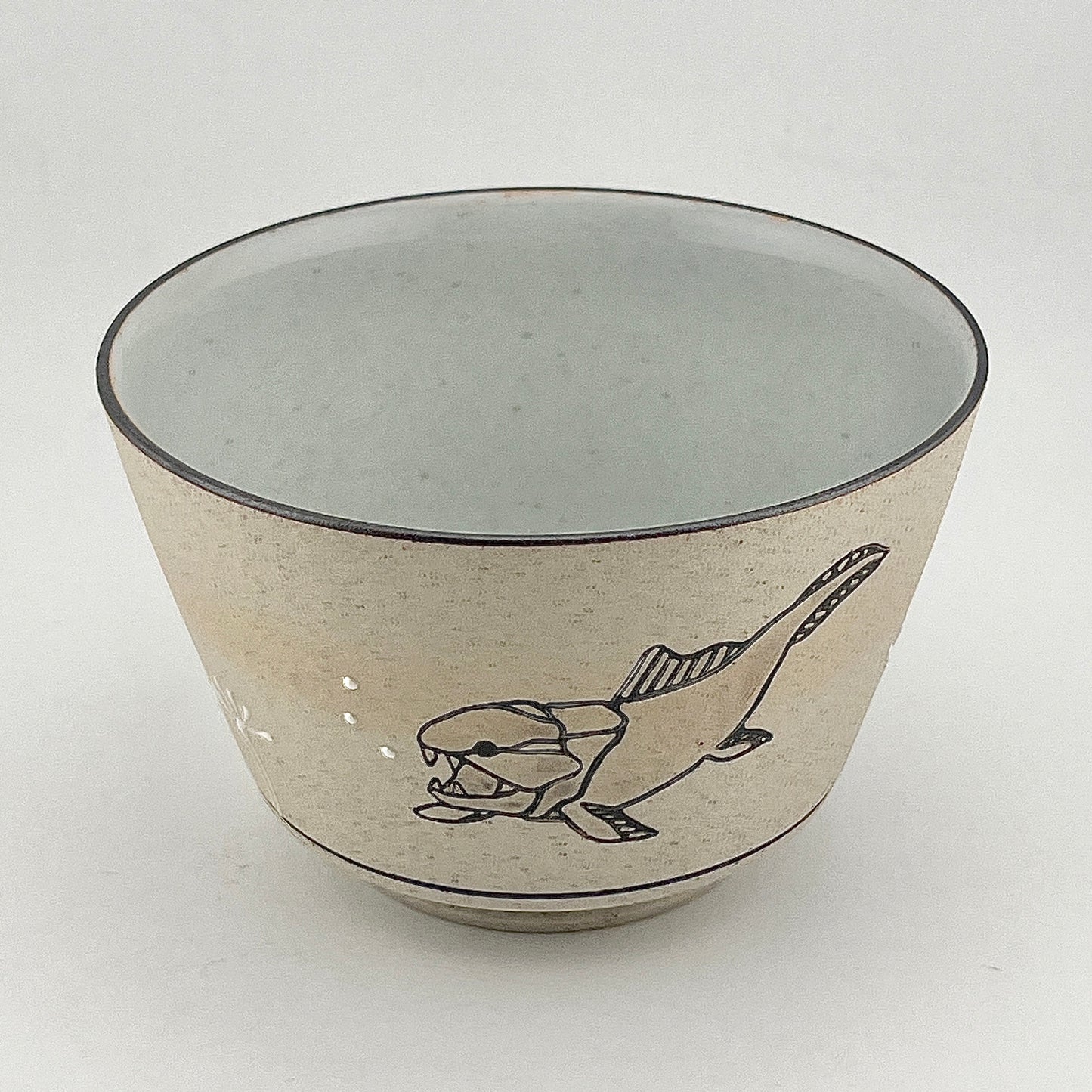 波佐見焼　一誠陶器　古代魚　小どんぶり