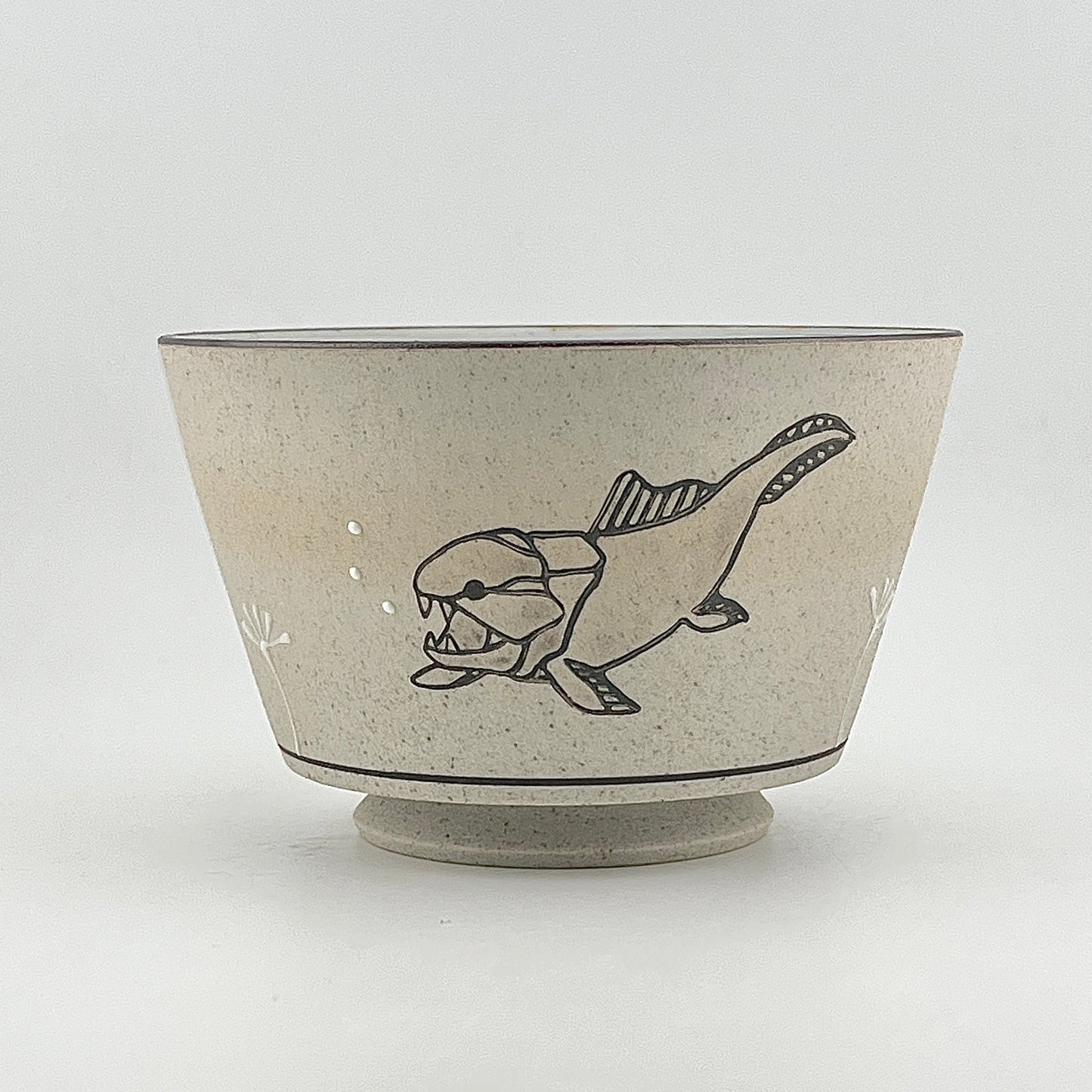波佐見焼　一誠窯　古代魚　小丼