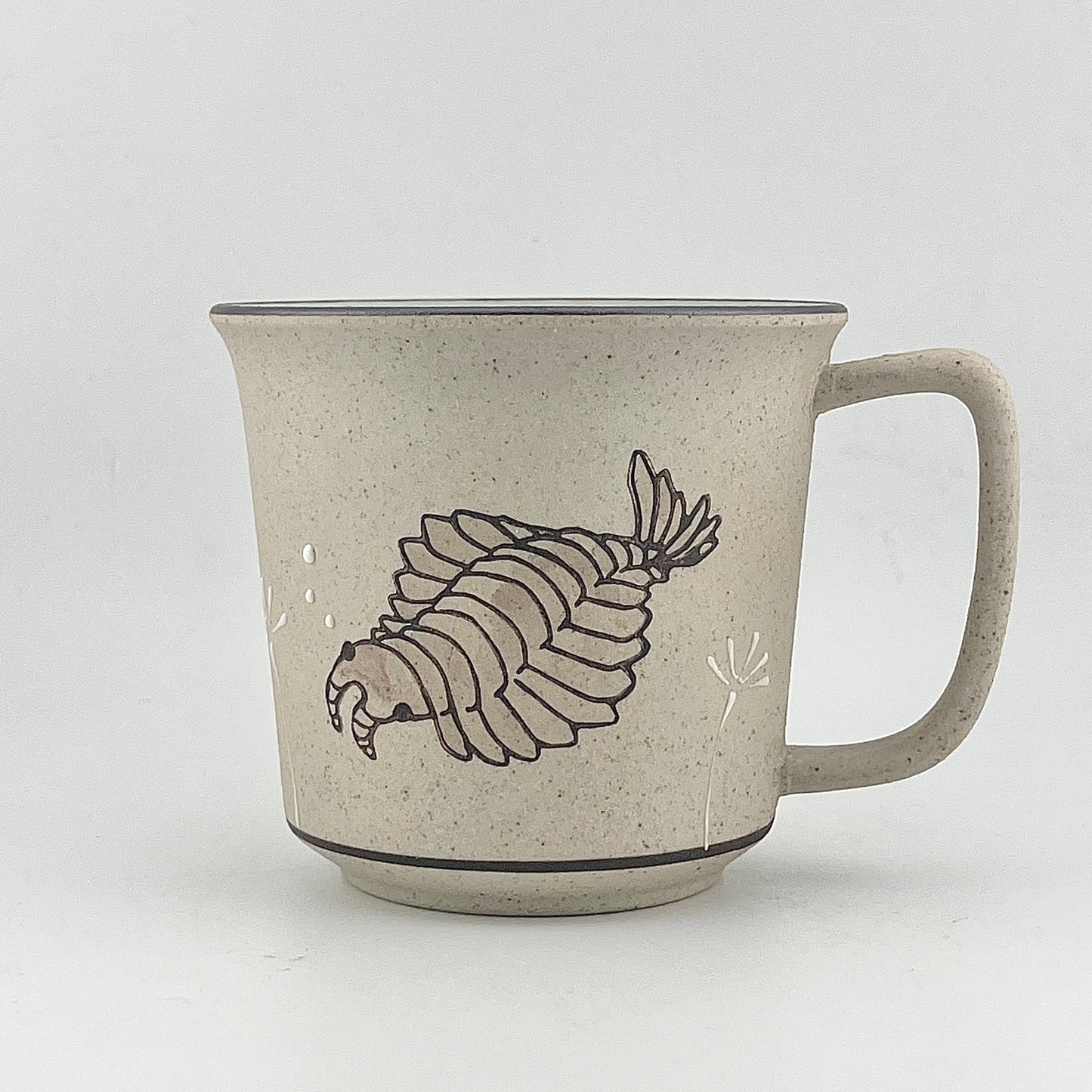 波佐見焼　一誠窯　古代魚　マグカップ　