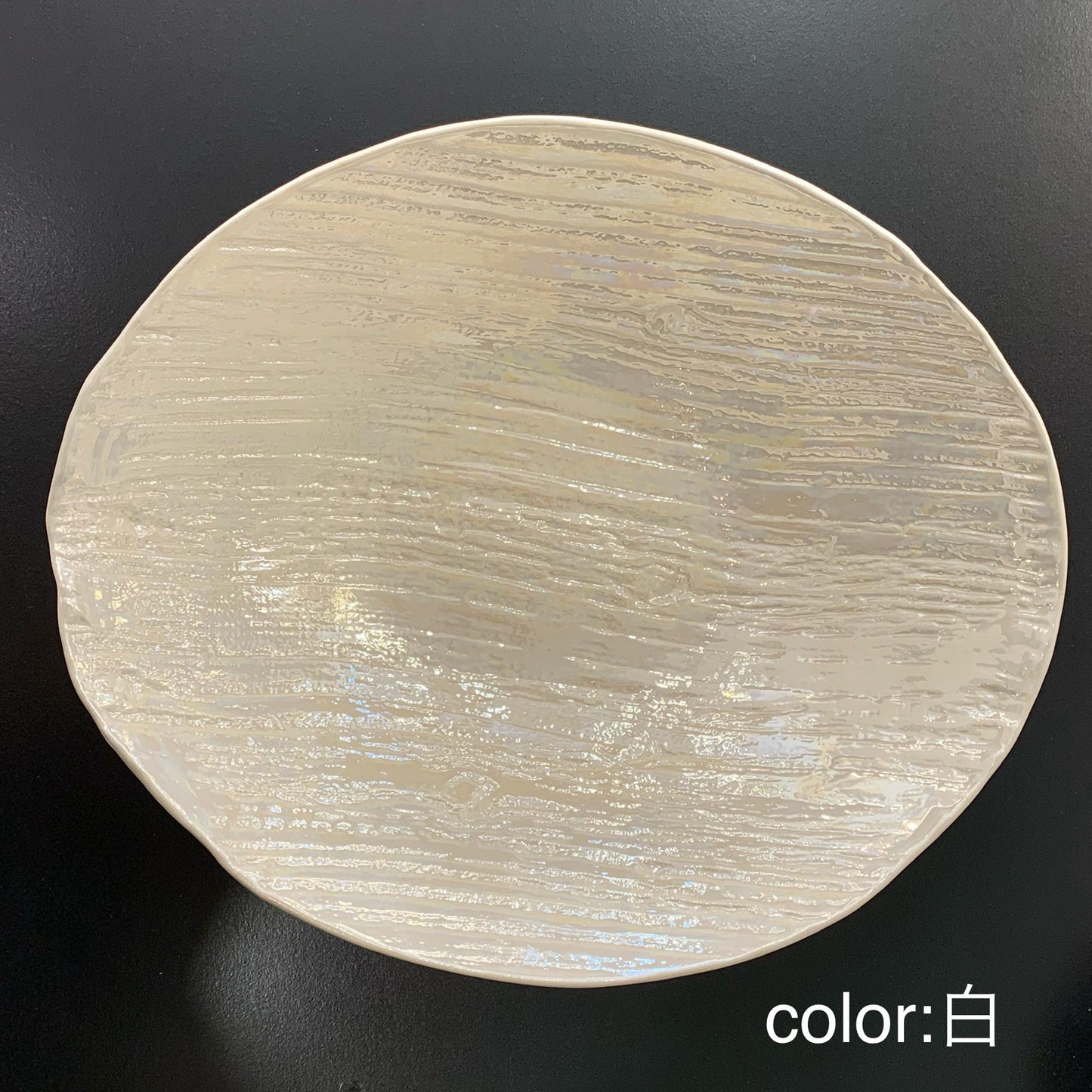 [Oval Bowl] [Kizuru Ceramics] [Shoji Yamaguchi] Wood Grain Oval Bowl (Large)