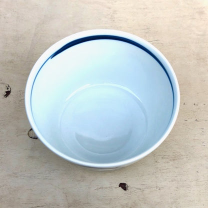 [Hasami ware] [Issei] [Easy bowl] [Qinghai wave] Hasami ware tableware Nordic fashionable noodle bowl ramen bowl udon bowl bowl Japanese style Japanese pattern stacking
